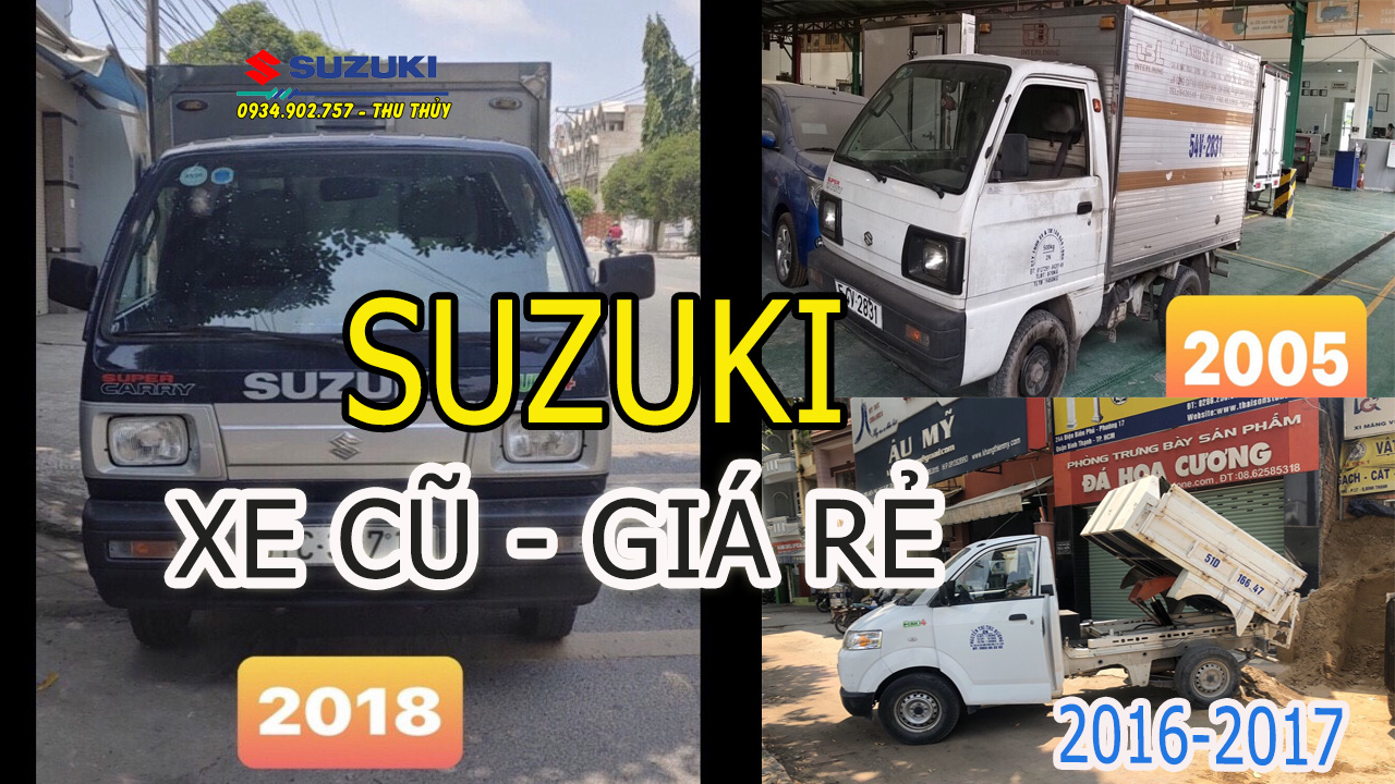 Bảng giá Xe tải suzuki 750Kg lăn bánh 2023 mới nhất